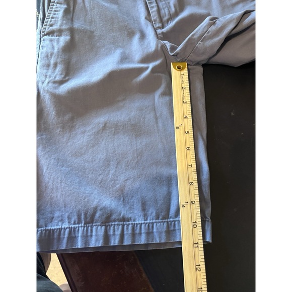 vineyard vines boys shorts size 16 blue 8.5in inseam chino EUC Flat Front - Picture 6 of 6